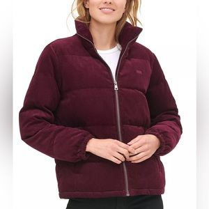 Levi's Burgundy Puffer Jacket